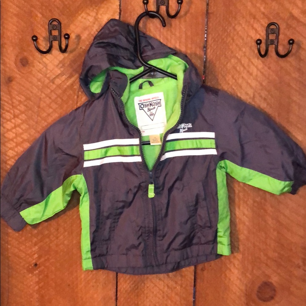 OshKosh B'gosh Kids Jacket - Gray and Green